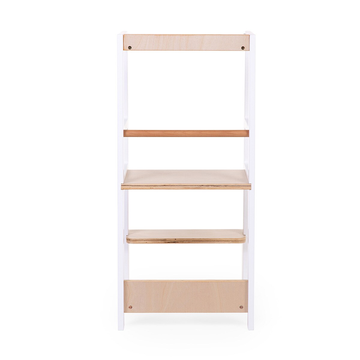 Torre de Aprendizagem Modelo CHLTNW Montessori - Branco/Natural Natural-2
