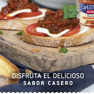 Salsa Pesto Rústico Pomodori Secchi (tomates secos) sin gluten frasco 200 g - Barilla