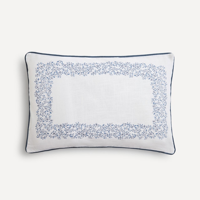 El Corte Inglés Antique Blue R decorative rectangular cushion