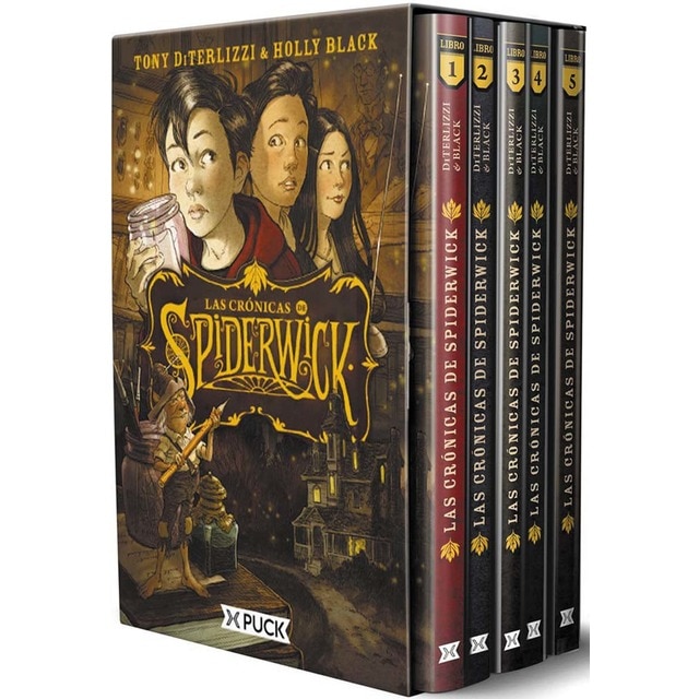 Estuche saga 'Spiderwick': El libro de las criaturas, La piedra clarividente, El secreto de Lucinda, El árbol metálico, La ira de Mulga (Tapa blanda)