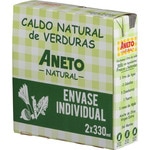 caldo de verduras 100% natural sin gluten y sin lactosa pack 2 envase 330 ml