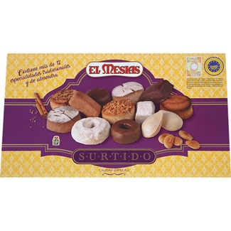 EL MESIAS Supreme Quality Christmas sweet selection PGI Mantecados y Polvorones de Estepa case 2,4 kg