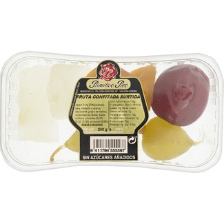 PRIMITIVO PICO Verschiedene glasierte Früchte, zuckerfrei Schale 250 g