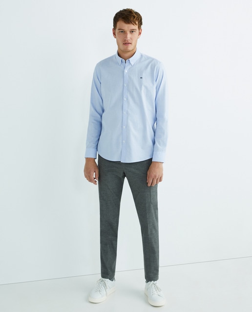 Camisa de hombre sport regular fit oxford