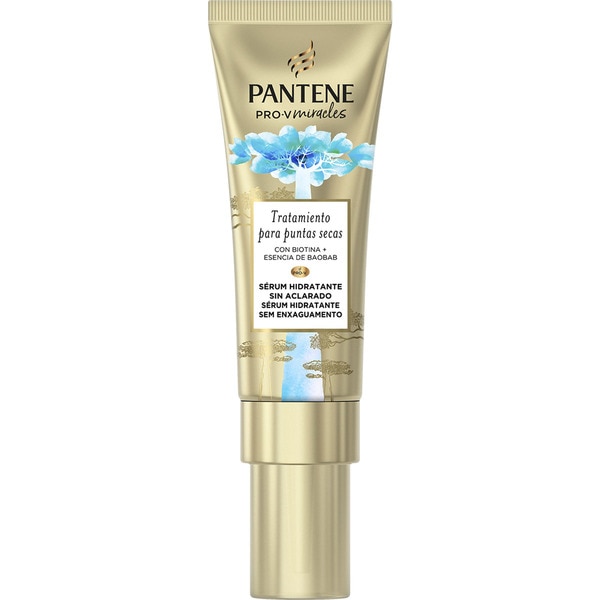 PANTENE PRO-V Miracles sérum capilar hidratante sin aclarado con biotina + esencia de baobab tubo 70 ml para puntas secas