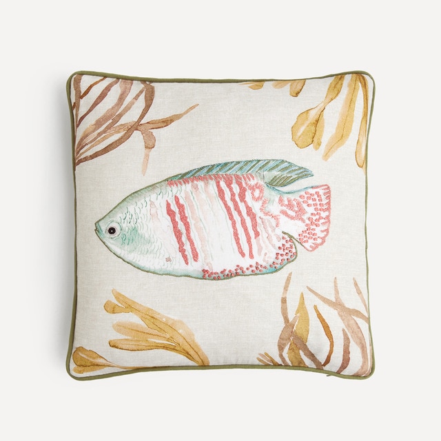 El Corte Inglés Praia Amarillo decorative cushion
