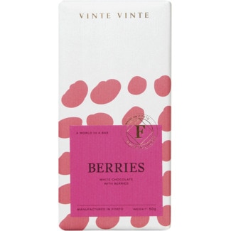 Vinte Vinte Chocolate Branco Frutos Vermelhos Fusion tablete 50 g