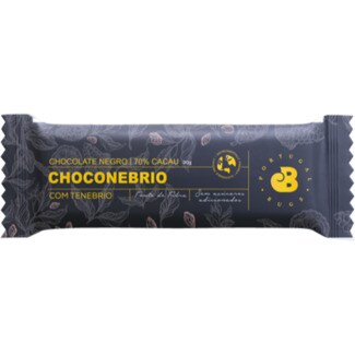 Portugal Bugs Chocolate Negro com Tenebrio e 70% Cacau Choconebrio embalagem 30 g