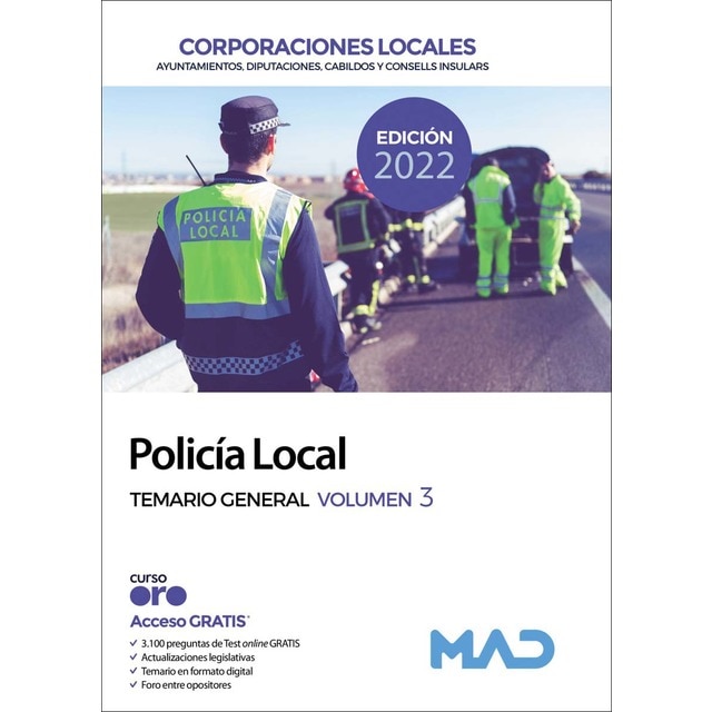 Policía Local. Temario General Volumen 3 (Tapa blanda)