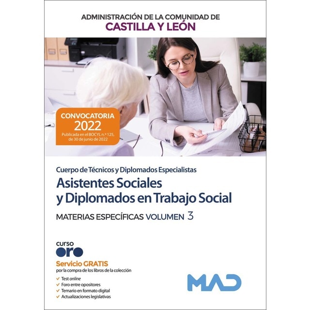 Cuerpo de Técnicos y Diplomados Especialistas (Asistentes Sociales y Diplomados en Trabajo Social) d (Tapa blanda)