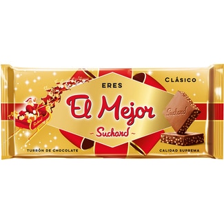 Turrón de chocolate crujiente clásico Calidad Suprema tableta 230 g - Suchard