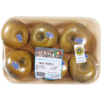 Maçã Reineta Parda 80/85 Cuvete Peso Aproximado por cuvete ao peso 1,3 kg