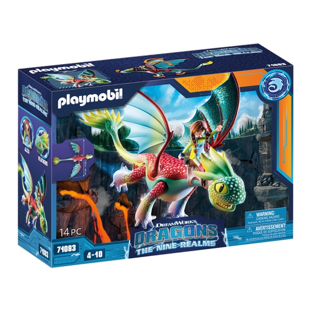 Set dragons Nine Realms Feathers Alex Playmobil Dreamworks Dragons Playmobil El Corte Ingles