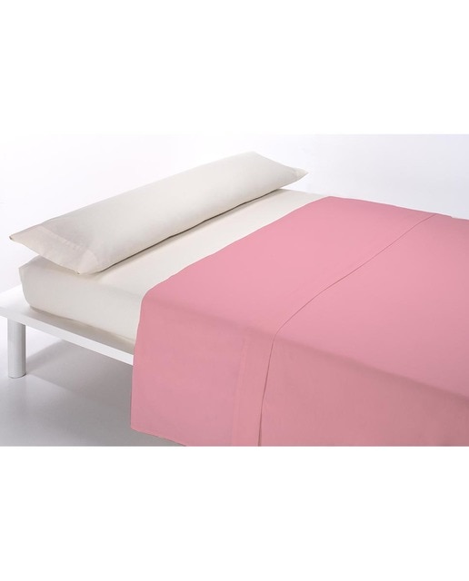 Sábana encimera Bella Donna 180 cm rosa palo