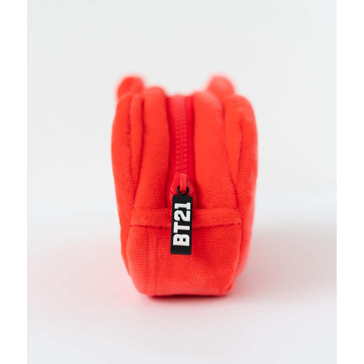 Estojo BT21 Tata em Felpa - Vermelho/Amarelo 3