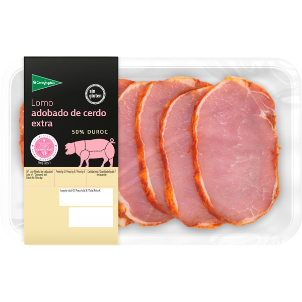 Lombo de Porco Marinado 50% Duroc Peso Aproximado por embalagem 600 g