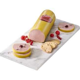 AOSTE duck foie mousse approximate weight roll 1,2 kg