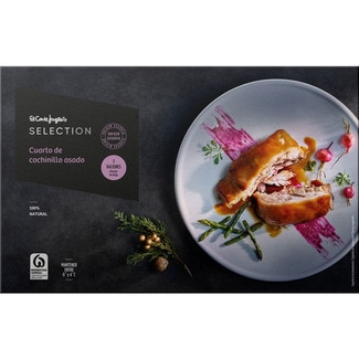 EL CORTE INGLES SELECTION Spanferkelviertel 3 Portionen Behälter 1,2 kg