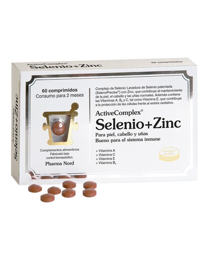 Comprimidos antioxidantes ActiveComplex Selenio+Zinc Pharma Nord