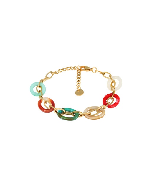 Pulsera Cadena Colors Gold