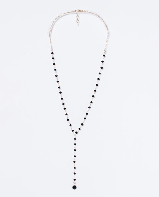 Gargantilla Swarovski Onix Gold
