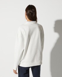 Sweat femme à col rond oversize
