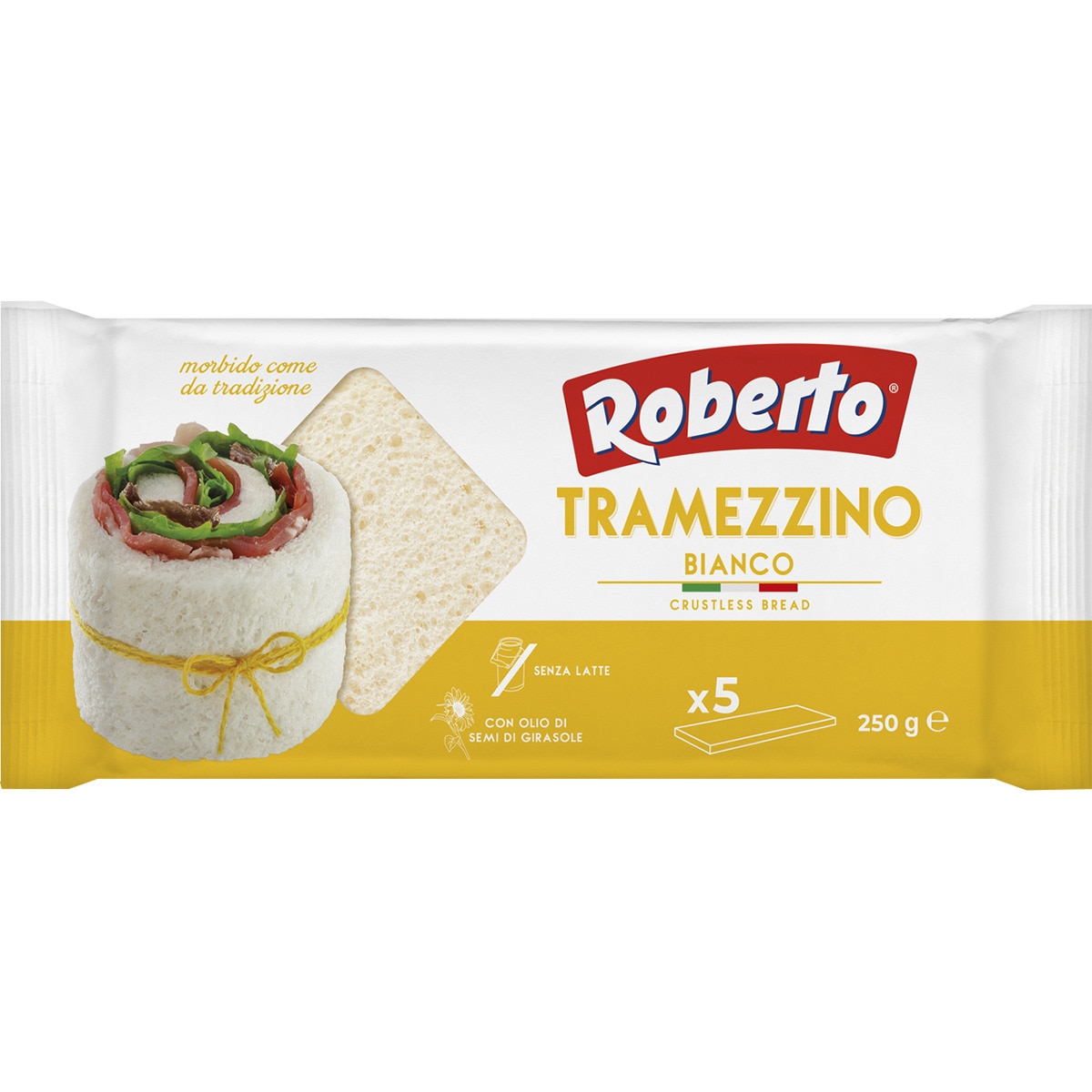pan tramezzino blanco