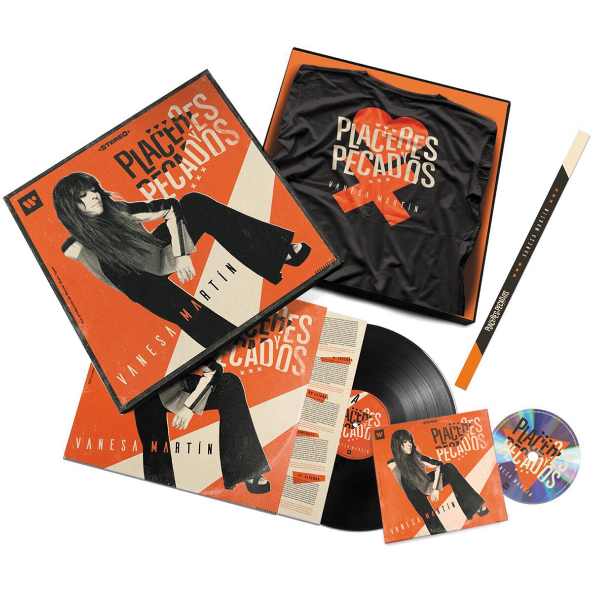 Placeres y pecados (BOX) (CD + LP-Vinil + T-shirt M + Pulseira Tela) 2