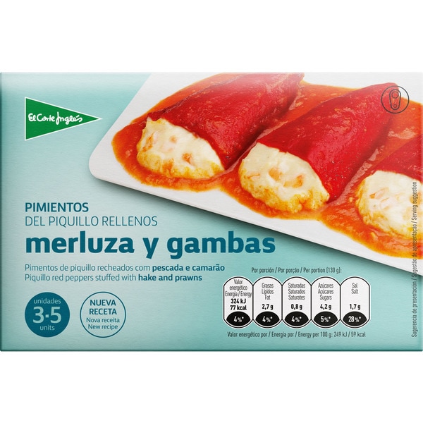 pimientos del piquillo rellenos de gambas y merluza estuche 260 g