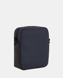 Sac à bandoulière en mélange de polyester recyclé bleu marine