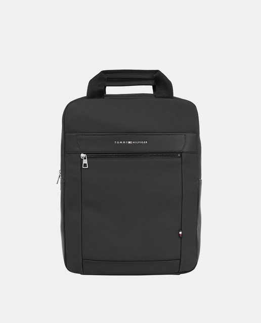Sac à dos en mélange de polyester recyclé noir