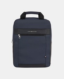 Sac à dos en mélange de polyester recyclé bleu marine