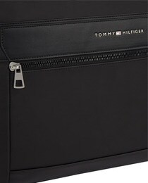 Porte-documents noir avec compartiment pour ordinateur