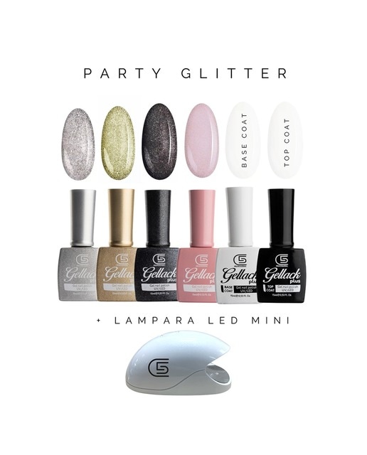 Pack Gellack plus party glitter