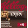 KELLOGG'S EXTRA barritas de almendras tostadas y chocolate negro 4 unidades paquete 128 g