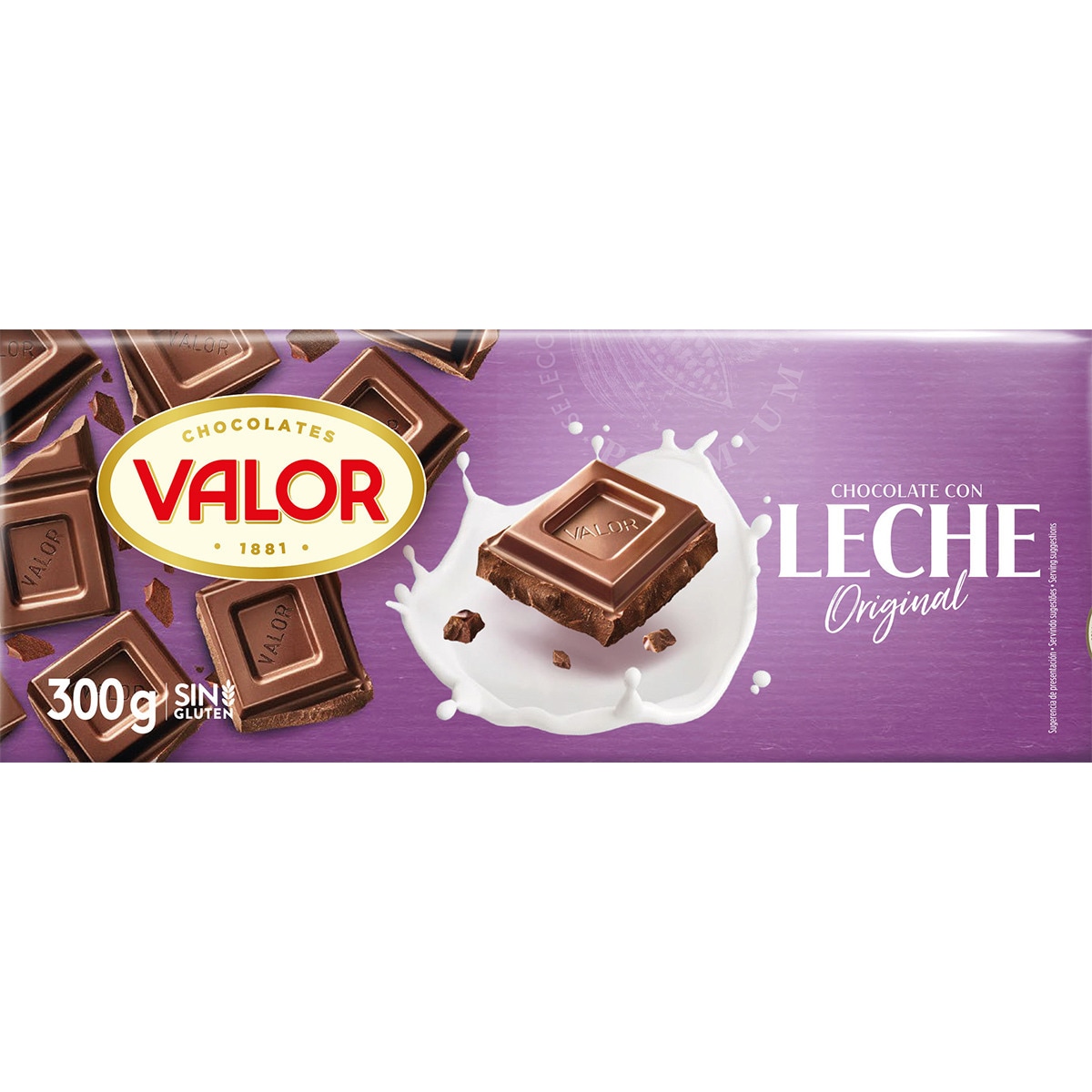 chocolate con leche original sin gluten
