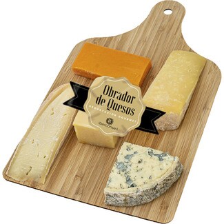 OBRADOR DE QUESOS Sortiment 5 französische Käsesorten Cantal Jeune, Saint Nectaire, Fourme d'Ambert, Mimolette und Emmentaler Packung zu 340 g