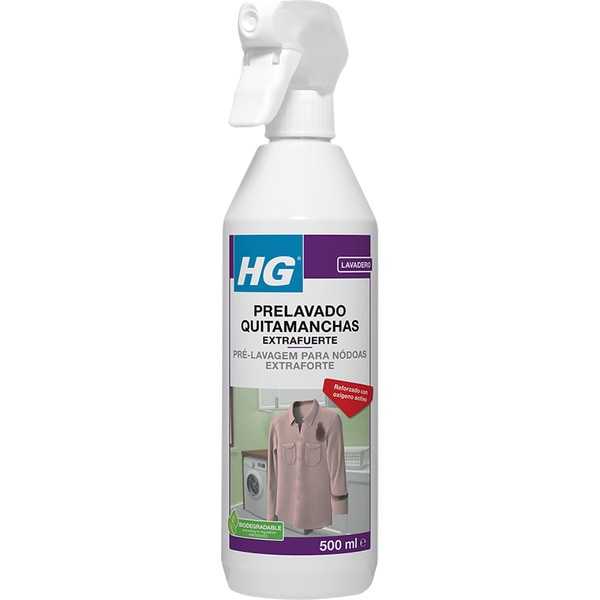 HG prelavado para manchas extrafuerte pistola 500 ml