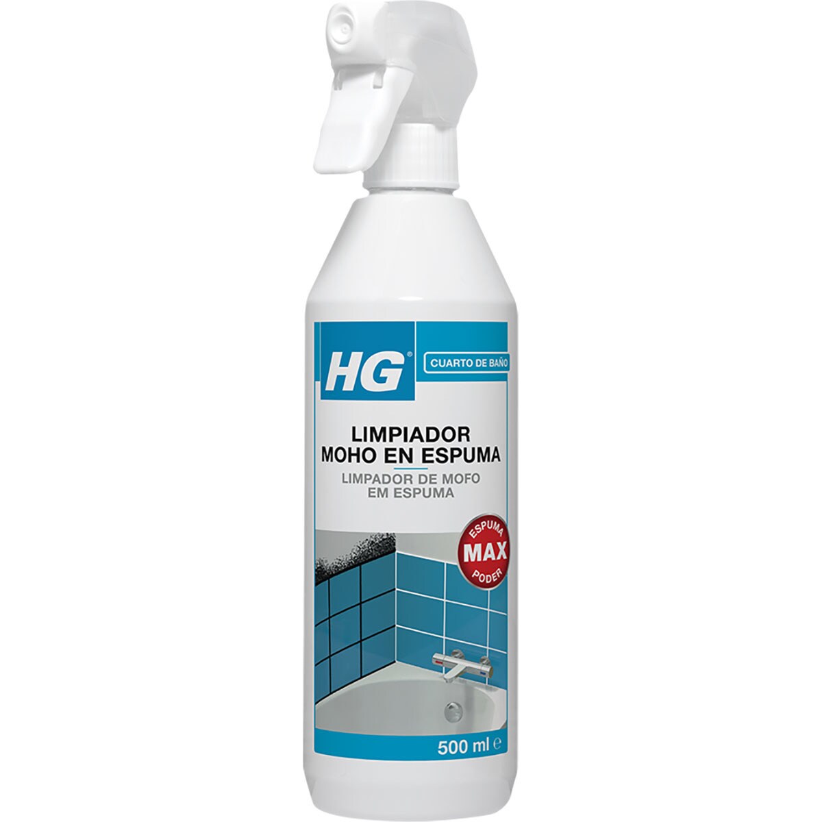 Limpiador De Moho En Espuma Spray 500 Ml HG Supermercado El Corte 