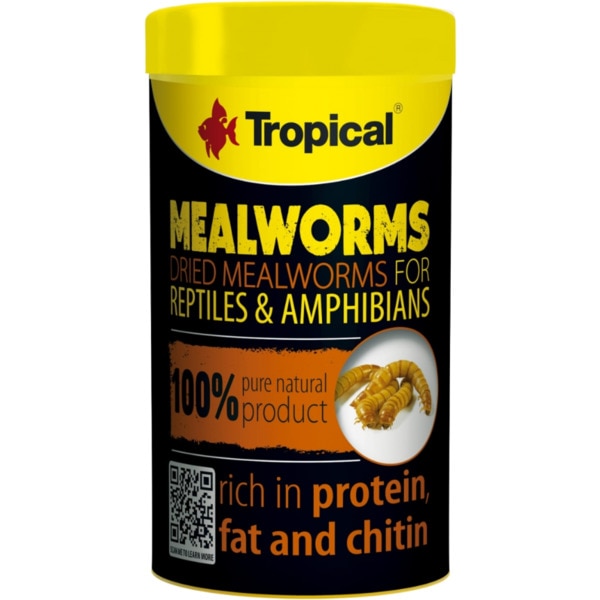 Alimento para Repteis Mealworms embalagem 100 ml