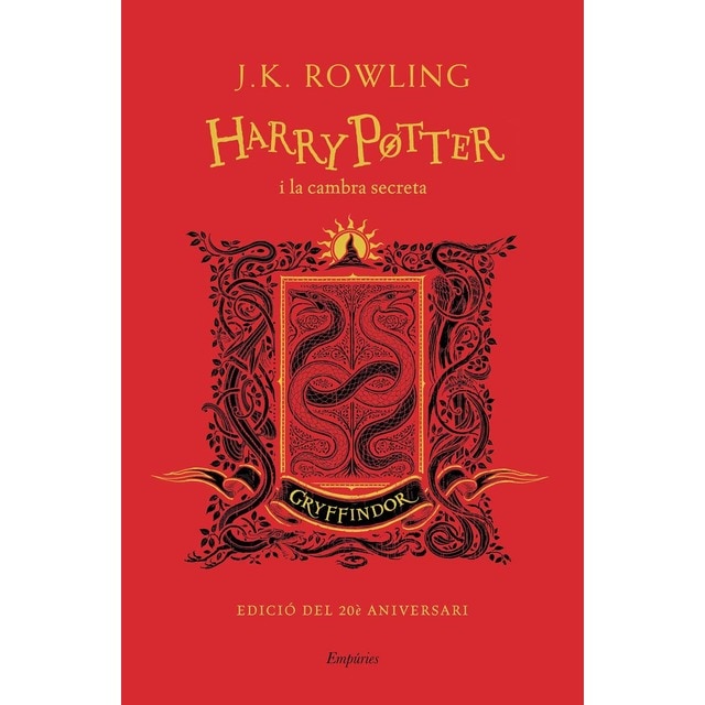 Harry Potter i la cambra secreta (Gryffindor): Edició del 20è aniversari (Tapa dura)