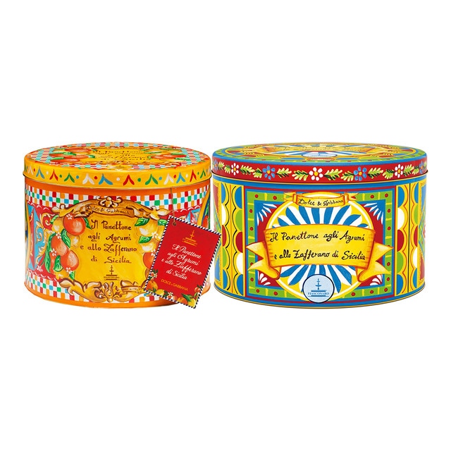 Panettone con cítricos y azafrán de Sicilia Dolce & Gabanna