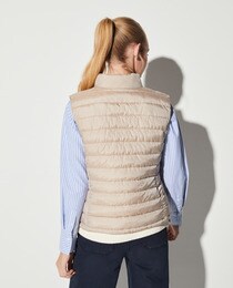 Veste sans manches femme matelassée courte