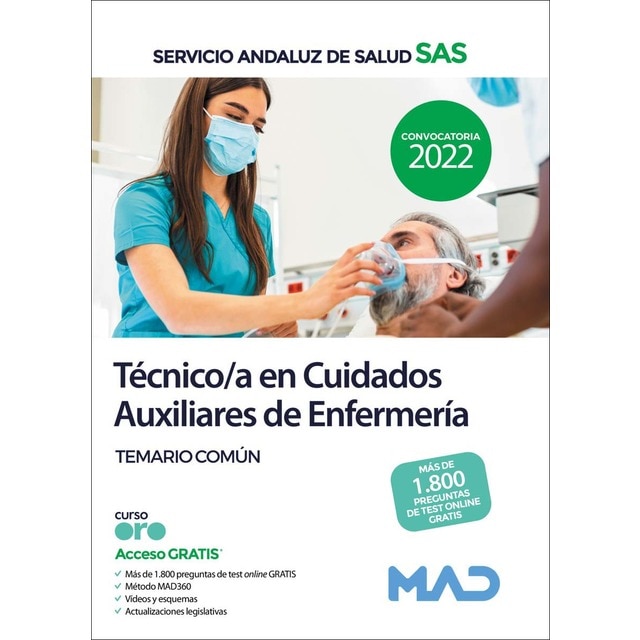 Auxiliar de Enfermería del Servicio Andaluz de Salud. Temario Común (Tapa blanda)