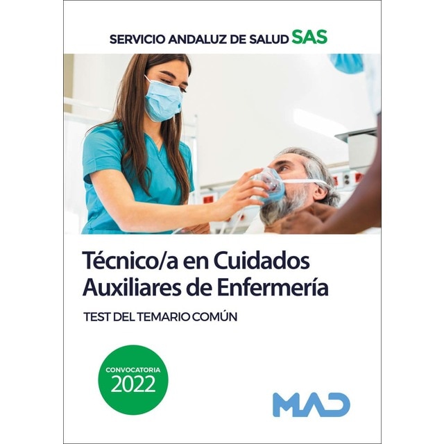 Auxiliar de Enfermería del Servicio Andaluz de Salud. Test del Temario Común (Tapa blanda)
