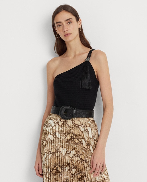 Top de mujer de mezcla de algodón