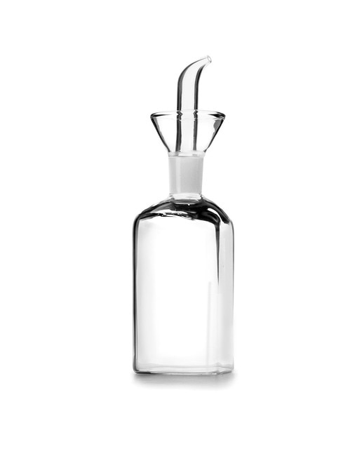 Aceitera cristal cuadrada 500 ml.