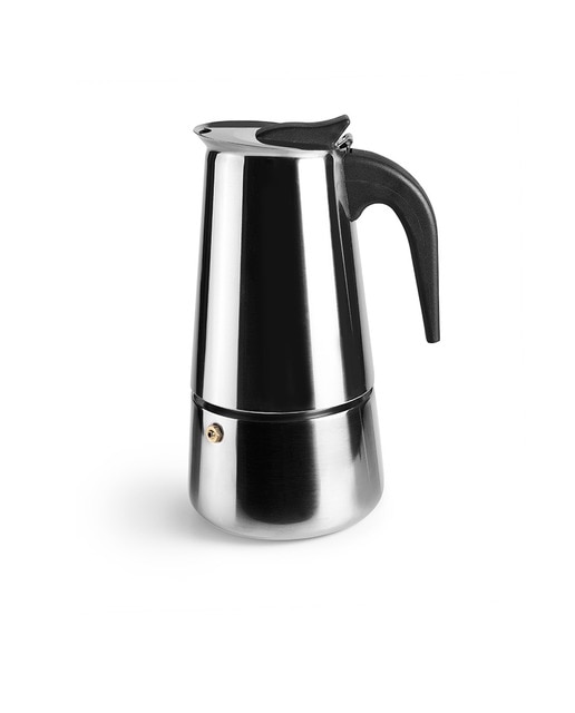 Cafetera express inox moka 4 tazas