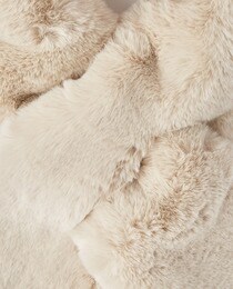 Beige fur stole
