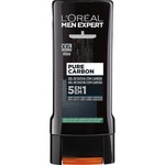 gel de baño Pure Carbon 5 en 1 frasco 400 ml para cuerpo cara cabello barba e hidratación